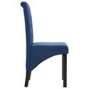 vidaXL Dining Chairs 2 pcs Blue Fabric - 4 of 4