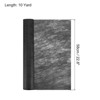 Unique Bargains Flower Wrapping Paper 30ft Floral Bouquet Waterproof Packaging Cotton for Wedding Party Black - 2 of 4