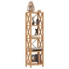 vidaXL 5-Tier Shelf 15.7 in.x11.8 in.x57.5 in. Solid Wood Oak - 3 of 4