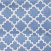 Design Imports Set of 2 Rectangle XL 12.5 x 17.5 x 10.5 Pe Coated Cotton Poly Laundry Bins Lattice French Blue: Garment Storage & Utility Bag - 4 of 4