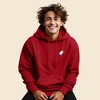 Dalix Embroidered Ghost Hoodie Soft Fleece Hood Sweatshirt Mens - 2 of 4