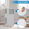 2-Pack8000 BTU Portable Air Conditioner,3-in-1AC Unit withDehumidifier Fan,Cools Up to 350 Sq.Ft Each,Includes Window KitRemote Control,White & Black - 2 of 4