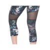 Women's Mesh Panel Brigitte Capri Leggings - TLF Apparel - 2 of 3
