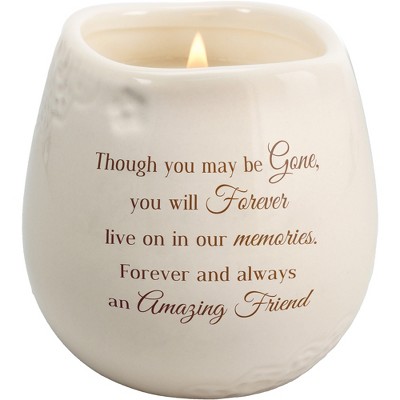 Pavilion Gift Company - Amazing Friend - 8 oz - 100% Soy Wax Candle Scent: Tranquility - Flame Candles