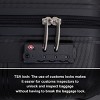 FURNIinspire Bag and Luggage Sets Stylish Hard Shell Suitcase Set 3 Piece Travel Luggage with Spinner Wheels for Family, Black, 19.29"*11.42"*29.53" - 3 of 4