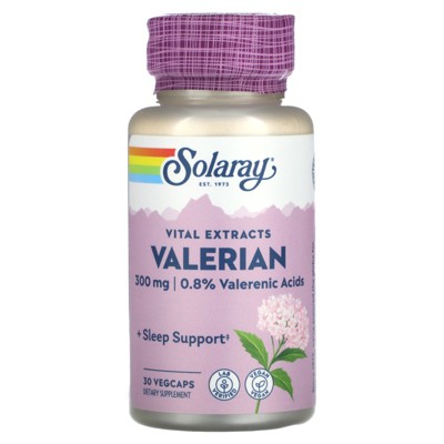 Solaray Vital Extracts, Valerian, 30 VegCaps