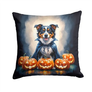 Tramull Halloween Throw Pillow, 14x14 Inch Machine Washable Indoor Outdoor Decorative Pet Pillow - 1 of 4