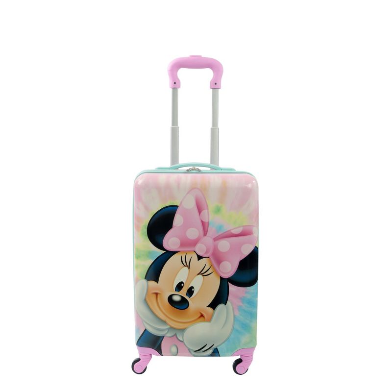 Disney Minnie Mouse TIE DYE  Kids 21" Hardside Spinner Luggage, 2 of 6