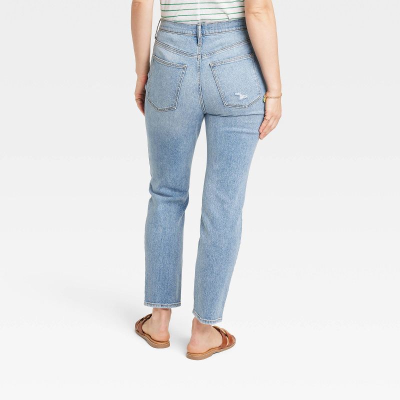 Women's High-Rise 90's Slim Jeans - Universal Thread™, 6 of 21