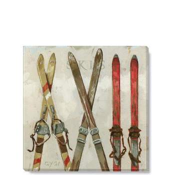 Sullivans Darren Gygi Skis Canvas, Museum Quality Giclee Print, Gallery Wrapped, Handcrafted in USA