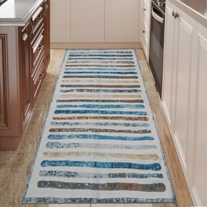 Maxax Non-Slip Machine Washable Colorful Modern Area Rug For Living Room, Hallway Runner, Entryway Rug - 1 of 4