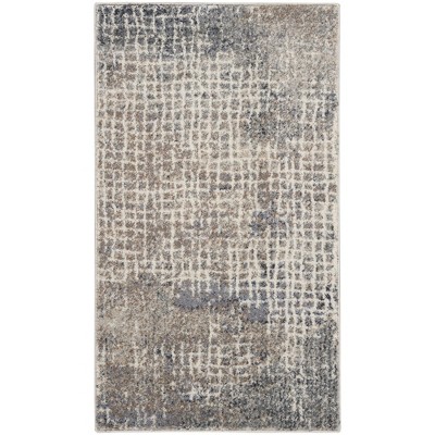Nourison Home Moroccan Celebration Abstract Indoor Area Rug - 2'2" x 3'9" Ivory/Grey