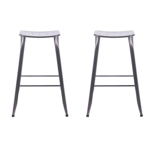 Saddle backless bar discount stools