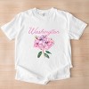 Simply Sage Market Washington Flower Colorful Garment Dyed Tee - 3 of 4