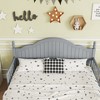 NicBex Full/Twin Size Wooden Platform Bed with Headboard & Removable Guardrail,Modern Bed Frame for Bedroom,Kids Room - 3 of 4