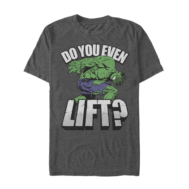Men's Marvel Hulk Do You Even Lift T-Shirt, 1 of 5