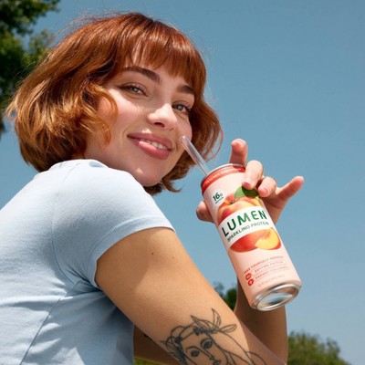 Lumen Sparkling Protein Peaches & Cream - 12 fl oz