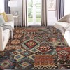 Vintage Area Rug Bohemian Washable Rug Soft Low Pile Rugs for Living Room Bedroom Dining Room - 3 of 4