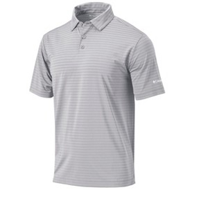 Men's Columbia Golf Omni Wick Smooth Roll Polo Shirt Cool Grey Medium - 1 of 1