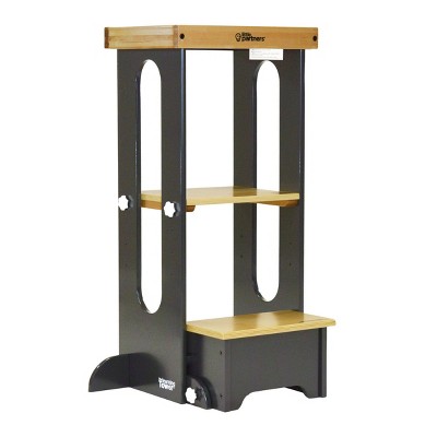 Little Partner Explore N Store Learning Tower, Folding Toddler Tower