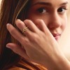 RS Pure by Ross-Simons 14kt Yellow Gold Twisted Rope Toggle Ring - 2 of 4