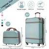 YONWAY Hardside Carry On Luggage, Luggage Set 2 Piece, with TSA lock & Spinner Wheels, Vintage Travel Luggage, for Men and Women - 3 of 4