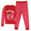 PJ Masks Toddler Girls' Owlette Fearless 2 Piece Long Sleeve Pajama Set Red - 2 of 4