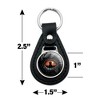 House Of The Dragon Eye Black Leather Keychain - 2 of 4