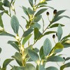 Nearly Natural 6-ft Lighted Artificial Fruiting Olive Tree with 280 Warm White LED Lights - 3 of 4