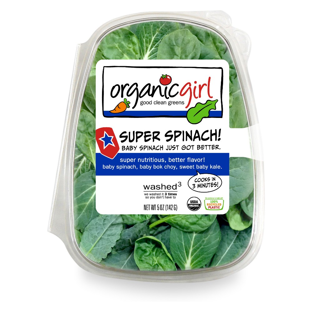 Organic Girl Super Spinach! Baby Spinach - 5oz