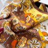 Anna-Kaci Women's Floral Print Satin Scarf with Elegant Design 27.5×27.5 Inches - 3 of 4