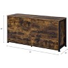NicBex Double Dresser for Bedroom,Chest of Drawers with Metal Handles,Modren Freestanding Dresser,Storage Dressers for Bedroom - 3 of 4