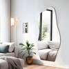 Wooakway 59"H/64"H/71"H Asymmetrical Accent Wall Mirror Novelty Full Length Mirror for Living Room Bedroom Entryway - 4 of 4