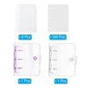 Unique Bargains PVC Transparent Durable Minimalist Binder - 3 of 4