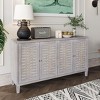 NicBex Sideboard Buffet Cabinet with 4 Doors Wooden Accent Cabinet with Storage for Kitchen,Living Room,Gray - 4 of 4