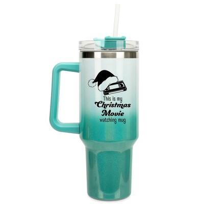 Elanze Designs Best Dog Mom Ever Pet Pawprint 40 oz. Stainless Steel, Large Water Bottle Coffee Mug, Spill & Leak Resistant, Thermal Travel Tumbler