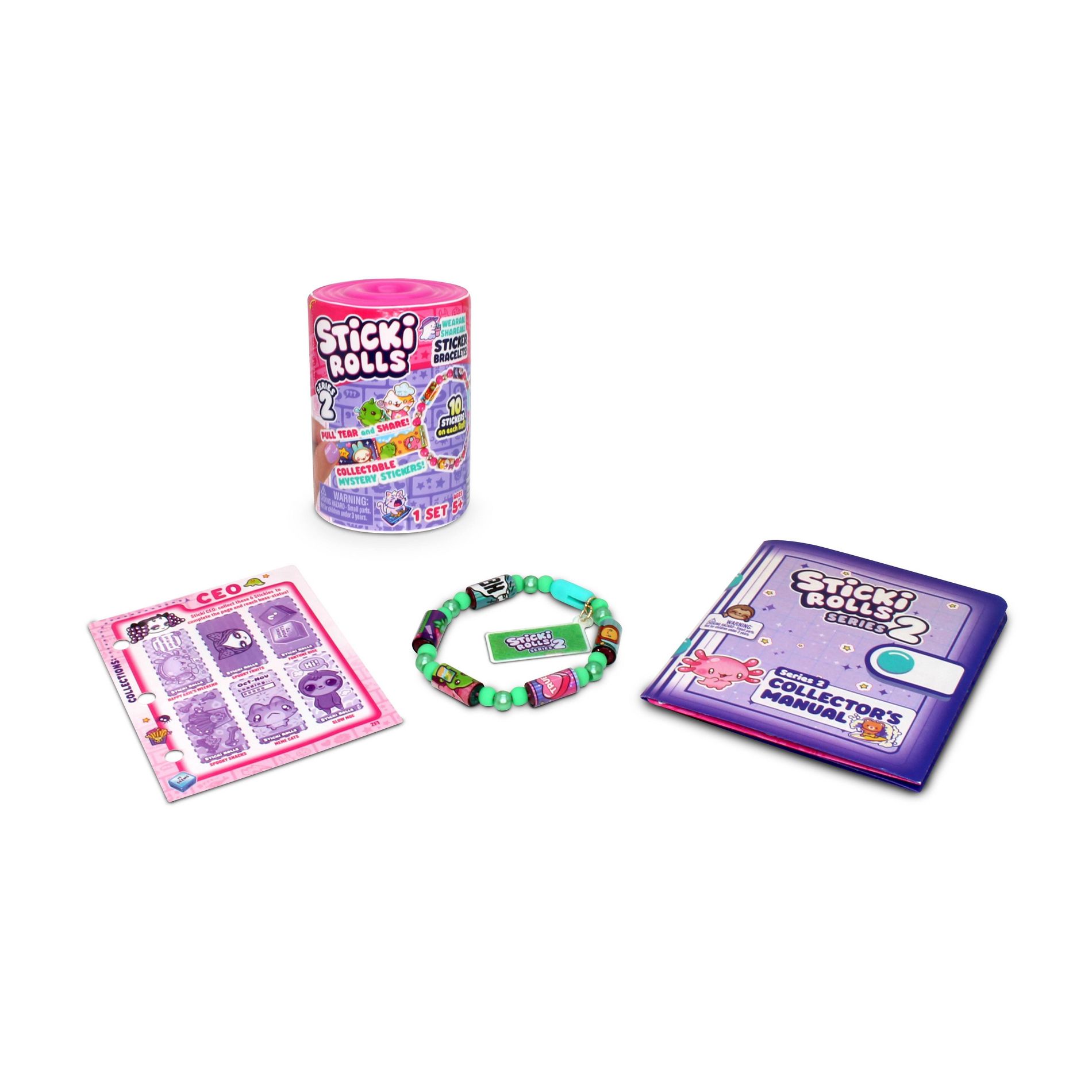 Sticki Rolls Gravity Feed Sticki Band Capsule - 24pc