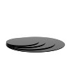 Bencmate Coffee Tables Round Glass Tabletop Modern Square Design For Living Room, Office, Tabletop Only, Black, 20.1"*20.1"*0.24" - 2 of 4