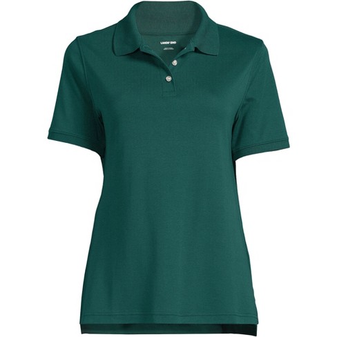 Women's Short Sleeve Banded Bottom Polo Shirt