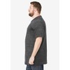 Boulder Creek by KingSize  Heavyweight Longer-Length Pocket Crewneck T-Shirt - 4 of 4
