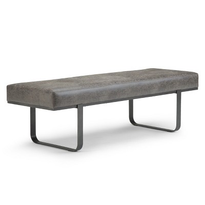 target leather bench