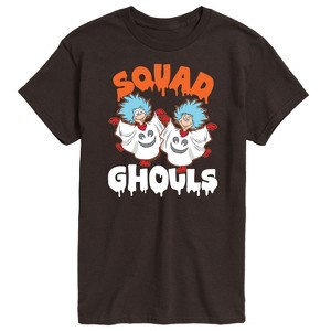 Men's - Dr. Seuss - Squad Ghouls Thing 1 and Thing 2 Short Sleeve Graphic T-Shirt - 1 of 4