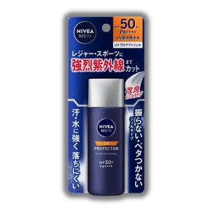 Nivea Japan Men UV Protector SPF 50+  PA++++ | Resistant to sweat and water, does not come off easily. - (1.41 oz) - 1 of 2
