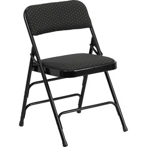 Riverstone Furniture Collection Fabric Metal Chair Black