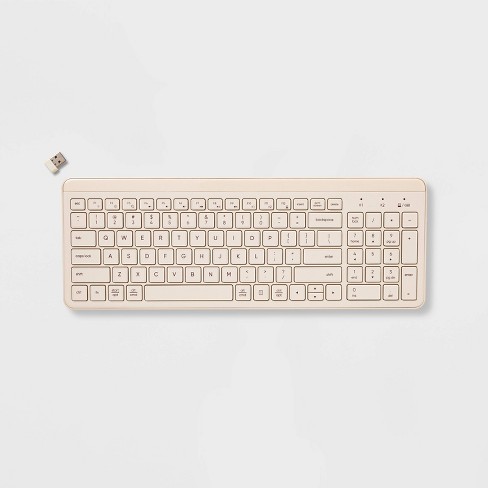 Bluetooth Keyboard - heyday™ Stone White - image 1 of 4