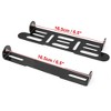 Unique Bargains Universal Motorcycle Adjustable License Number Plate Bracket Frame Holder Black - 3 of 4