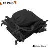 Unique Bargains Cotton Foldable Gym Travel Hiking Storage Drawstring Bag 12 Pcs - 3 of 4