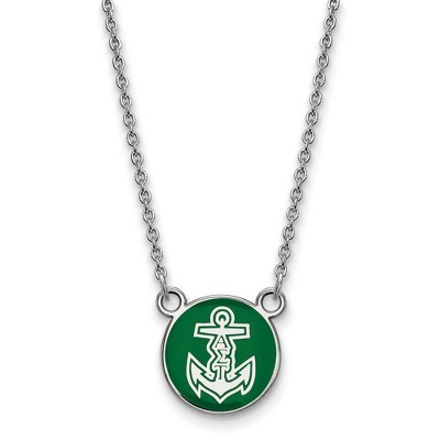 Black Bow Jewelry Sterling Silver Alpha Sigma Tau Greek Life Necklace 18 Inch