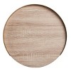 Prague Round Side Table - Light Grey Oak/Gold - Safavieh. - 4 of 4