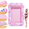Sloosh 85"  Inflatable Tanning Pool Suntan Lounge Lounger Float for Adults Extra Large Suntan Tub - 4 of 4
